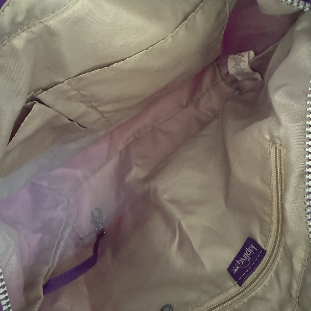 Kipling Purple Women's Tote Bag - Picture 4 of 4